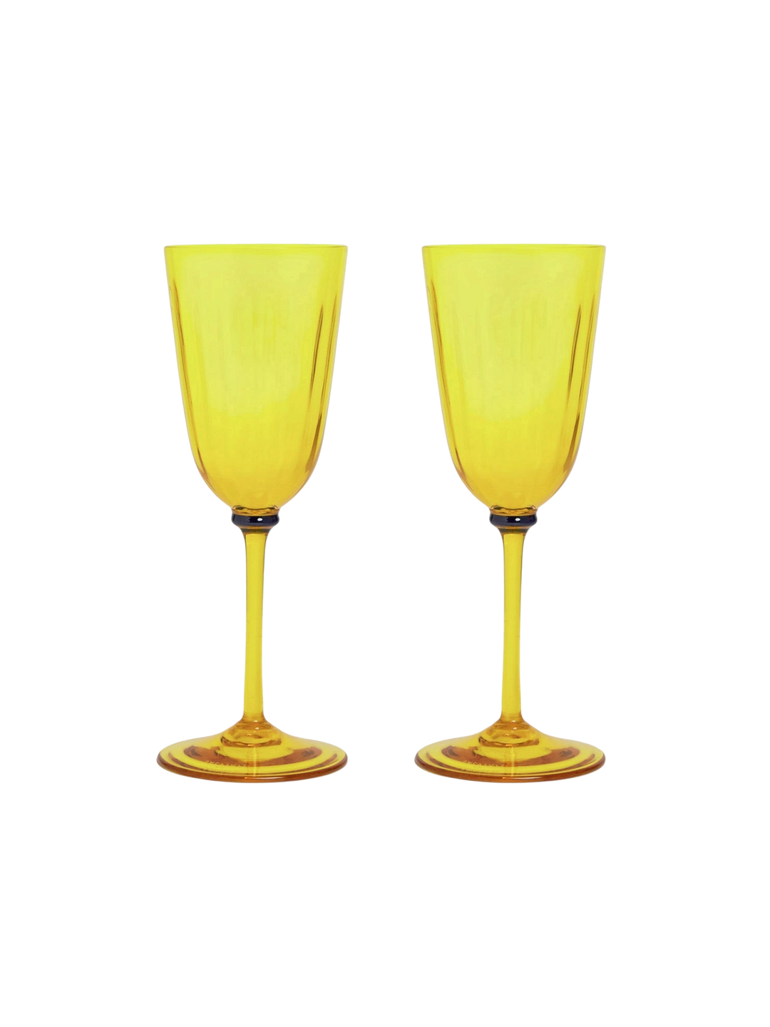 Wine Glasses Yellow Murano (Set of 2) - La Double J Home - Ileana Makri