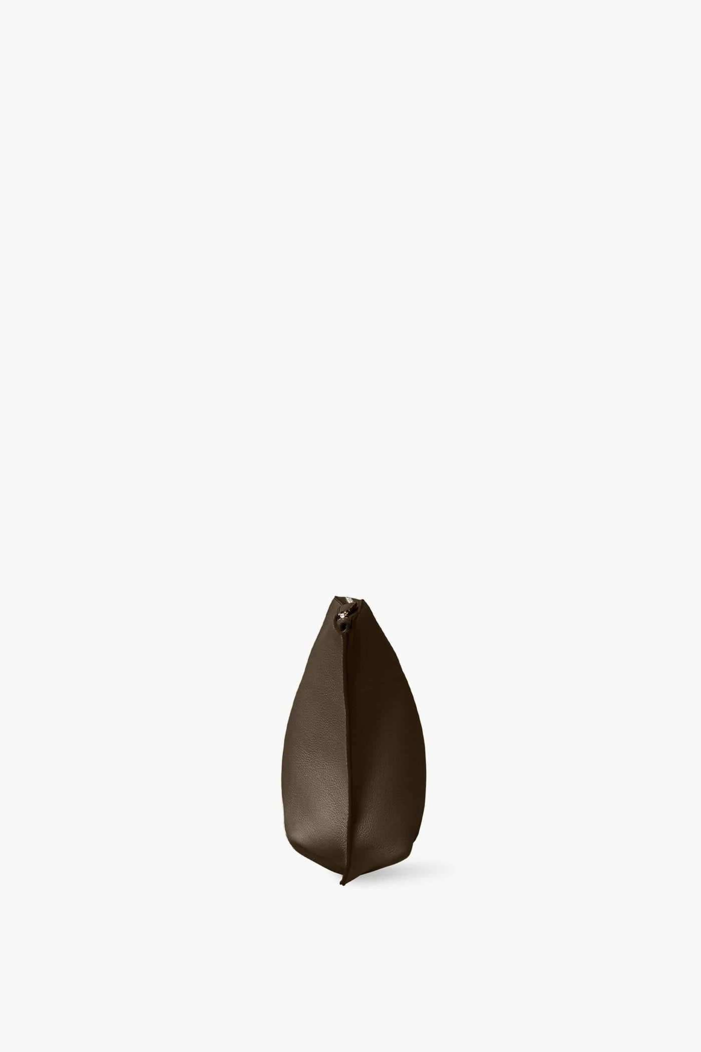 XL Dante Clutch in Olive Leather - The Row - Ileana Makri store