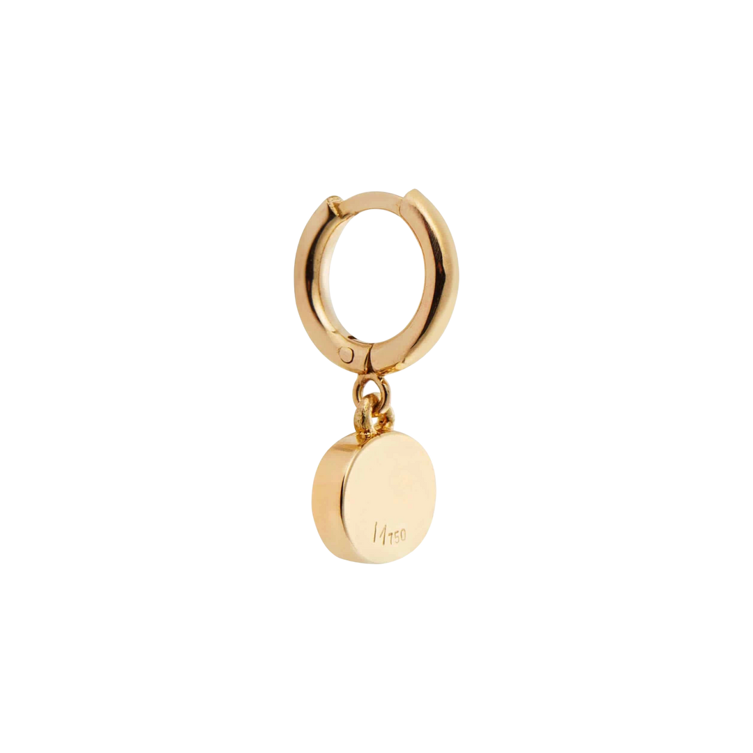Yellow Mini Oval Eye Hoops - EVIL EYE - Ileana Makri