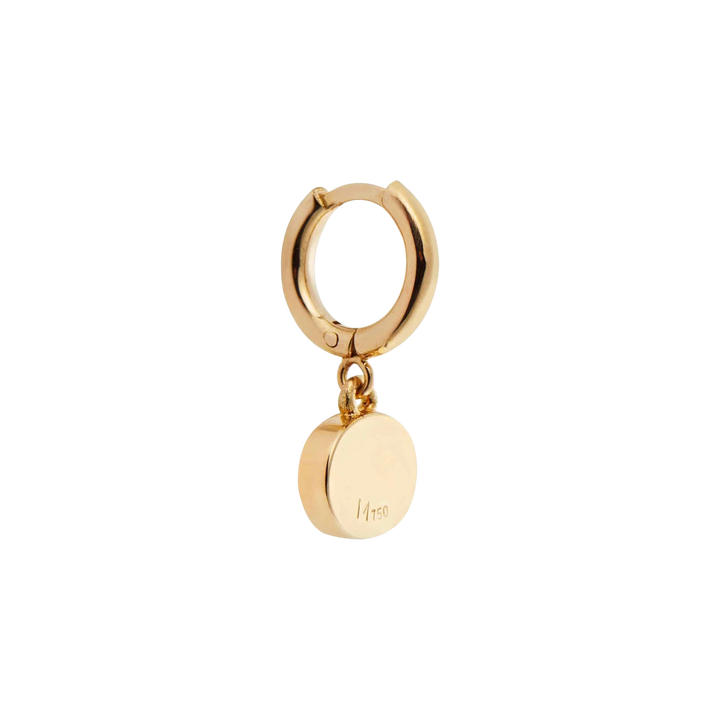 Yellow Mini Oval Eye Hoops - EVIL EYE - Ileana Makri