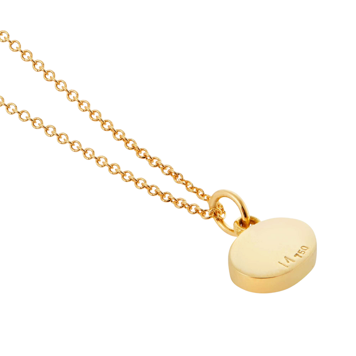 Yellow Mini Oval Eye Pendant - EVIL EYE - Ileana Makri