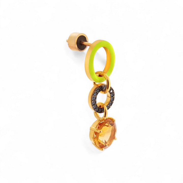 Yellow Twist Citrine - Eye M Neon Rocks - Ileana Makri