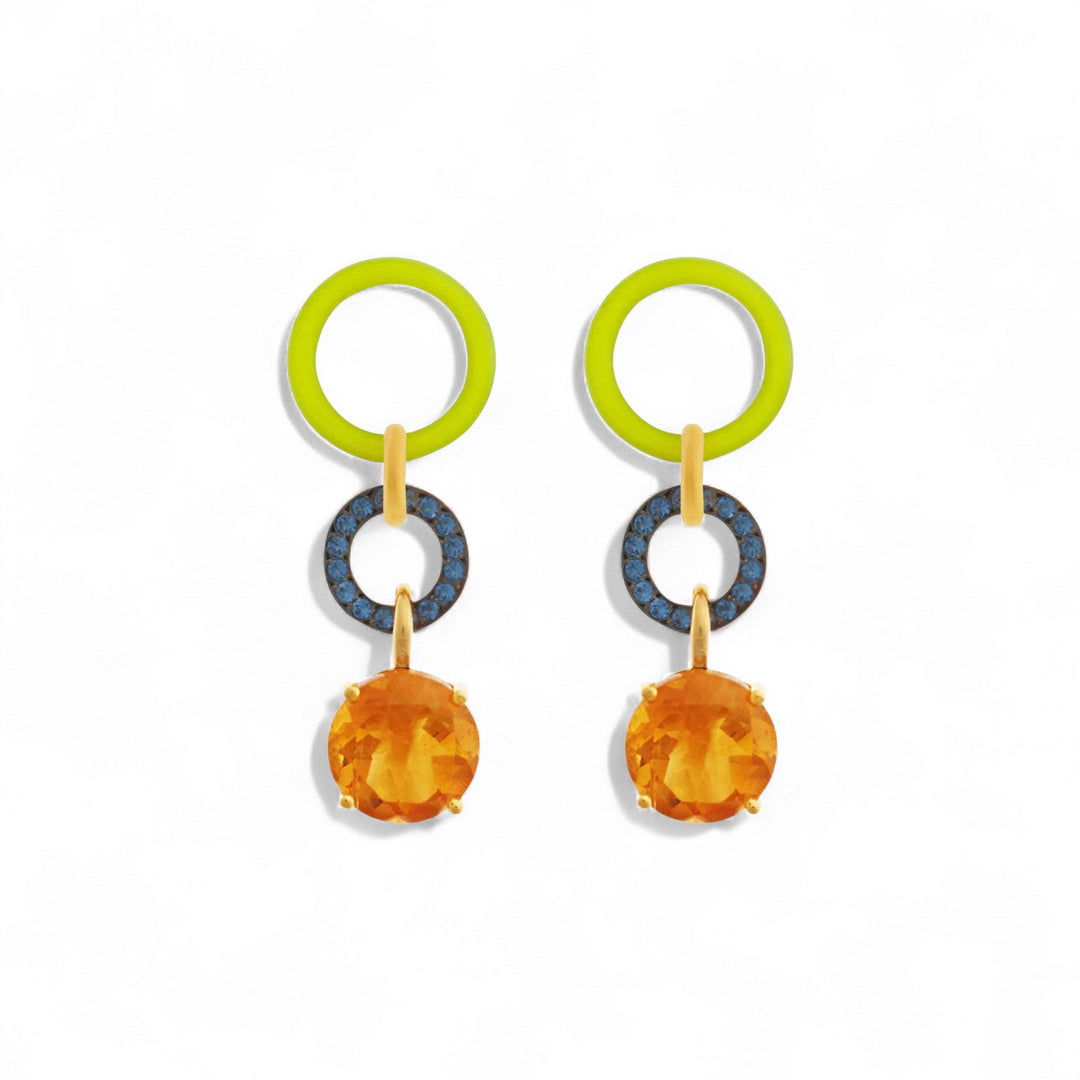 Yellow Twist Citrine - Eye M Neon Rocks - Ileana Makri