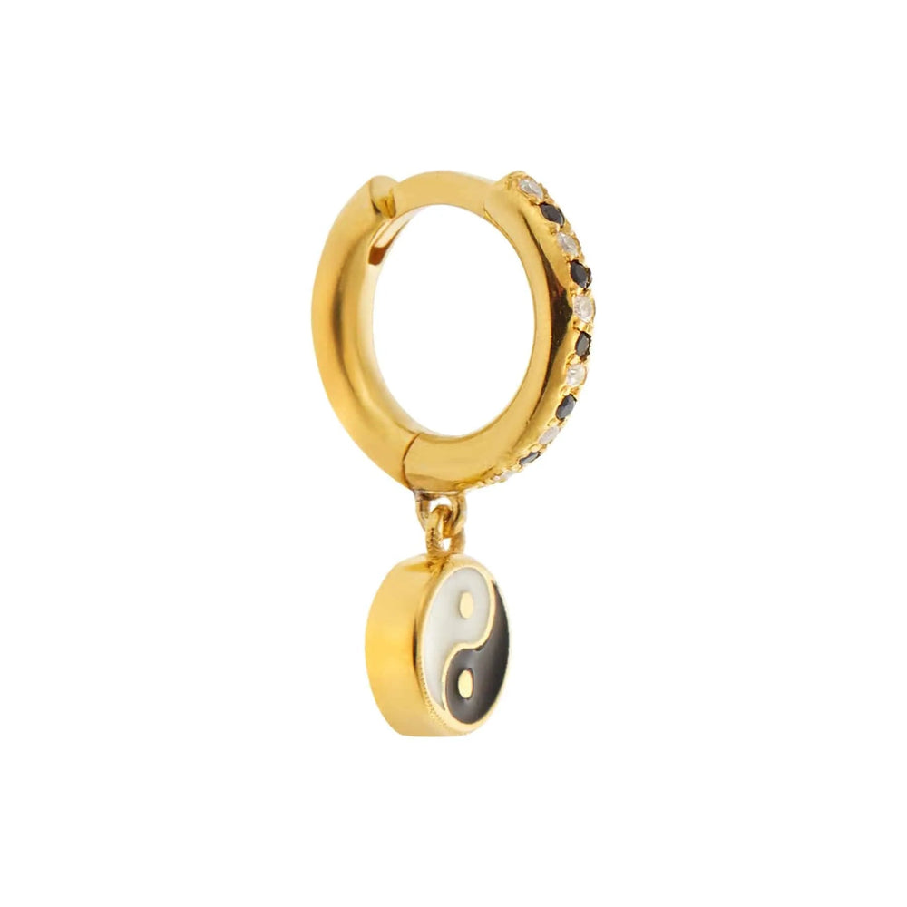 Yin Yang Midi Hoops - Eye M Hearts - Ileana Makri