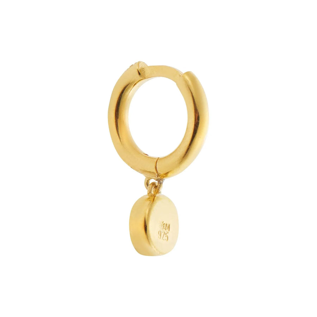 Yin Yang Midi Hoops - Eye M Hearts - Ileana Makri