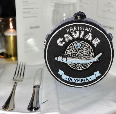 Caviar Black Bag - Olympia Le-Tan - Ileana Makri store