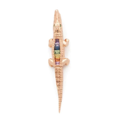 Rainbow Alligator Bite Earring - Bibi Van Der Velden - Ileana Makri store