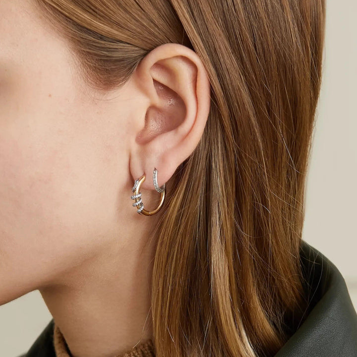 Twisted Boa Hoops Y - W - D - SNAKES - Ileana Makri